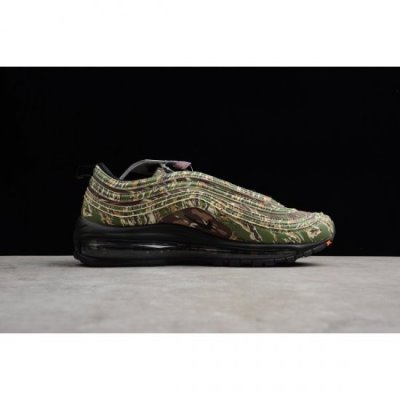 Nike Erkek Air Max 97 Premium Qs Camo / Zeytin Yeşili / Siyah Koşu Ayakkabısı Türkiye - TUGMGRAN